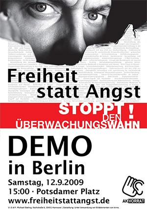 Freiheit statt Angst Demo in Berlin